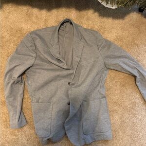 Uniqlo Gray Knit Blazer